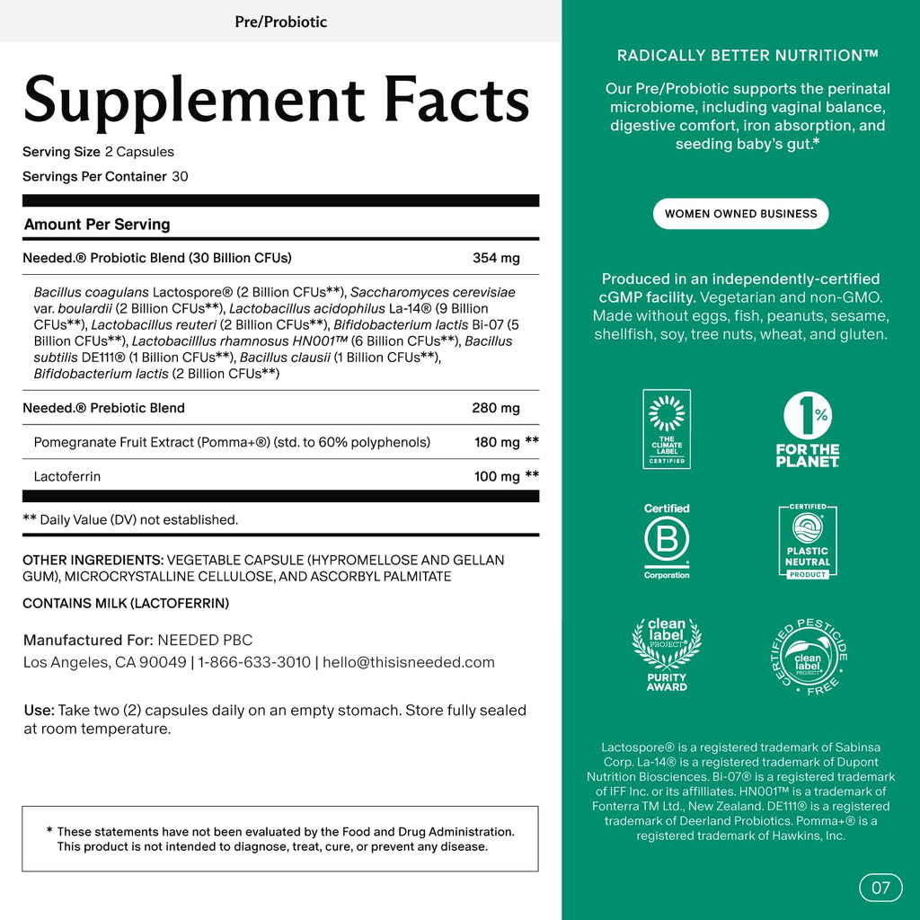 Probiotic & Prebiotic Supplement

