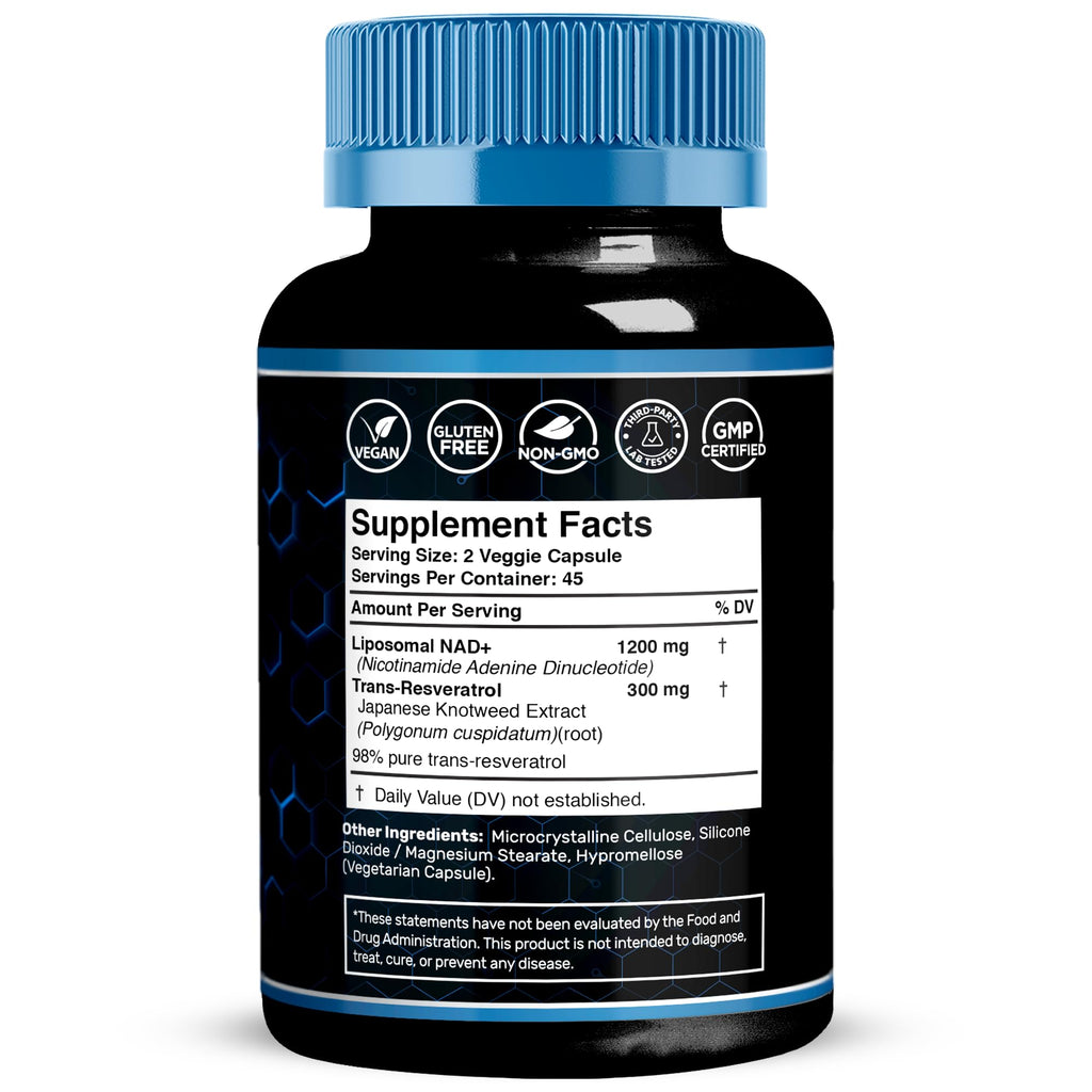 Wellness LABSRX Liposomal NAD Supplement - NAD+ Support

