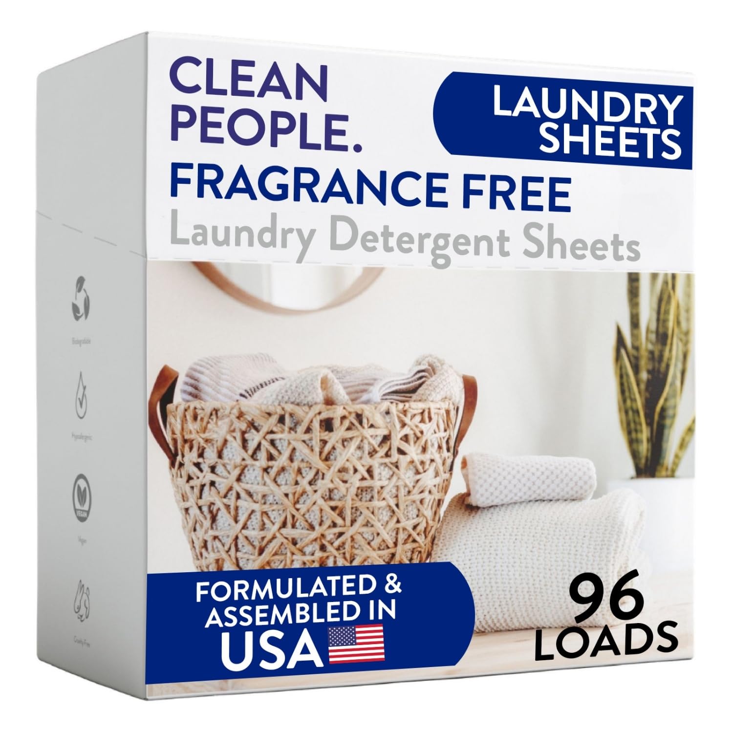 Clean People Laundry Detergent Sheets – Ultra Concentrated