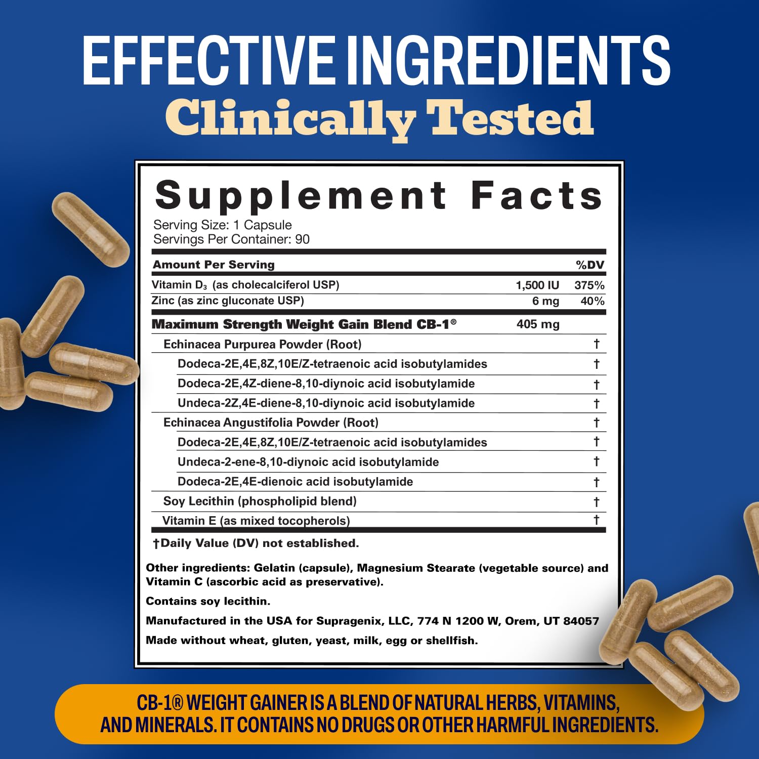 Supragenix Weight Gainer Pills – Appetite Support

