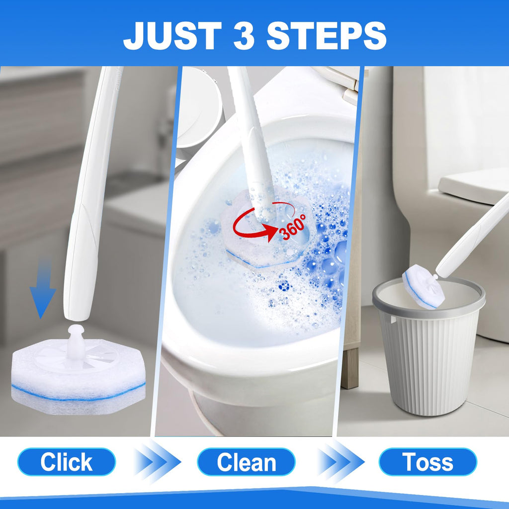 Zeefpod Toilet Wand Refills - 4X Cleaning Power

