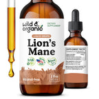 Wild & Organic Lion's Mane Liquid Drops for Brain & Focus