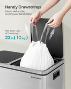 SONGMICS Trash Bags Drawstring Pre-Separated | Kitchen

