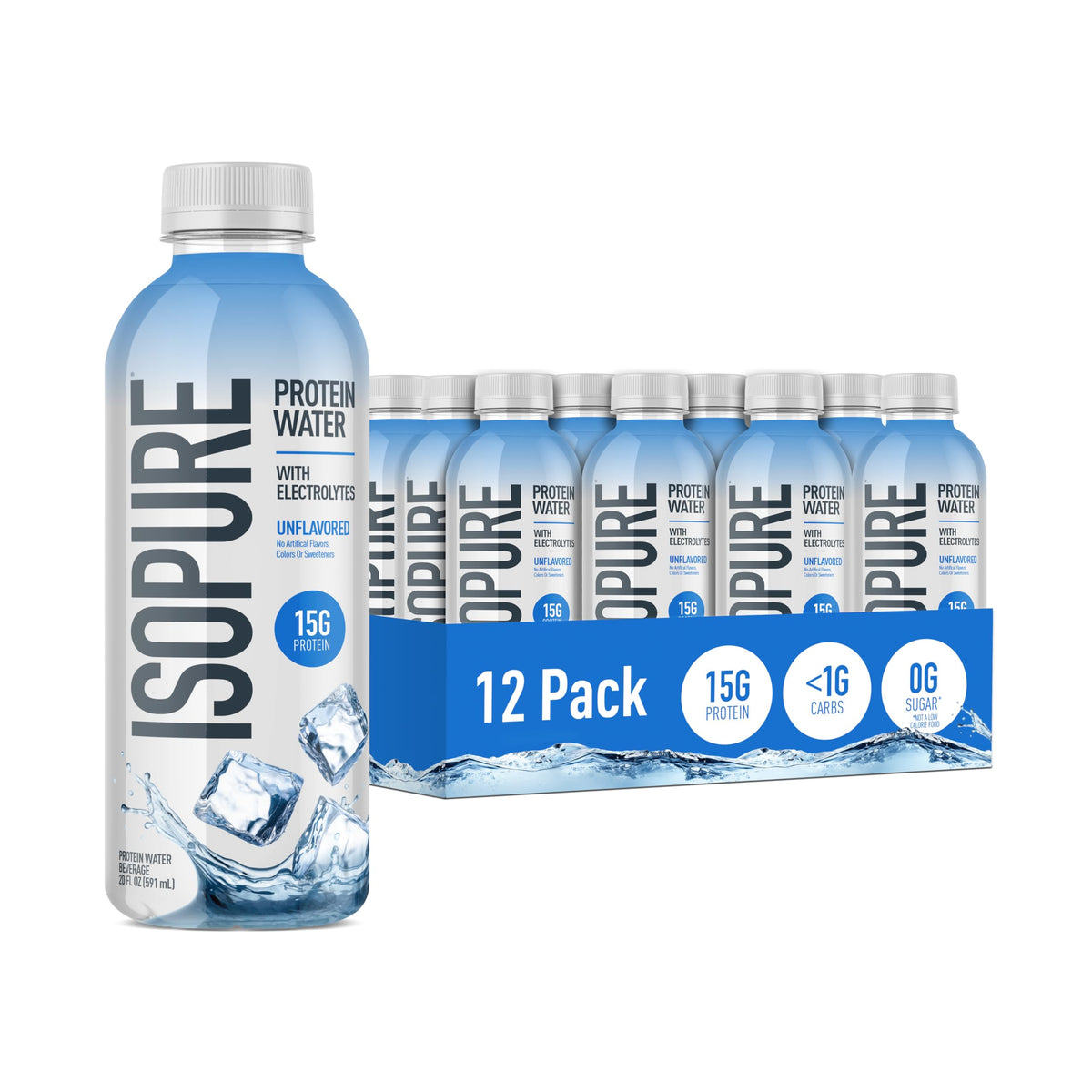 Isopure Clear Whey Isolate Protein Powder - Lactose Free, Gluten Free
