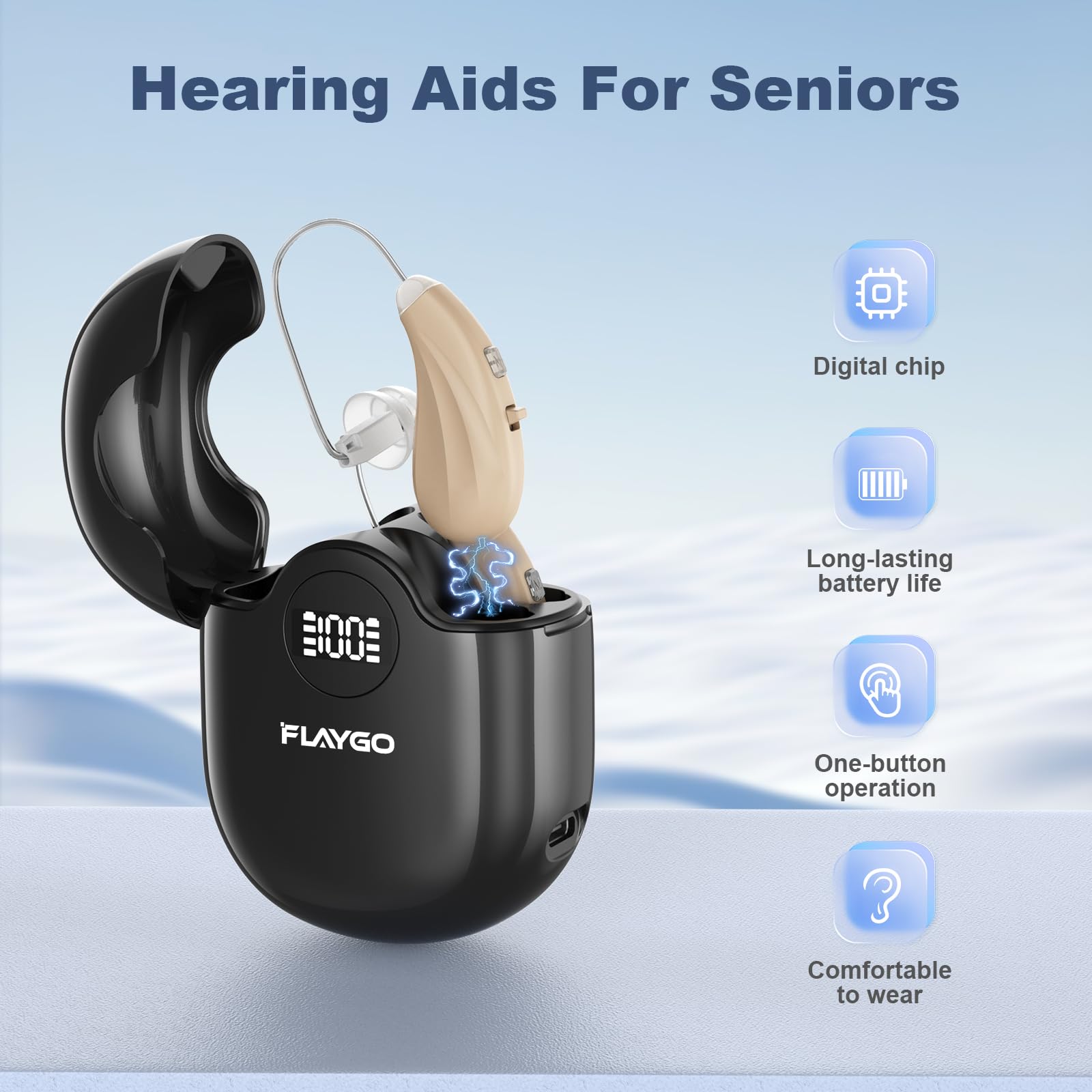 Flaygo Hearing Aids — Clear Sound, Noise Reduction

