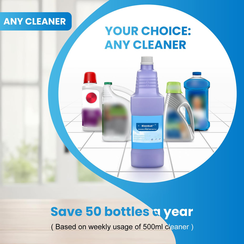 Bisenkud Refillable Bottle for Swiffer WetJet Mop

