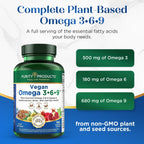 Purity Vegan Omega Three Six Nine Five-in-One Fatty Acids

