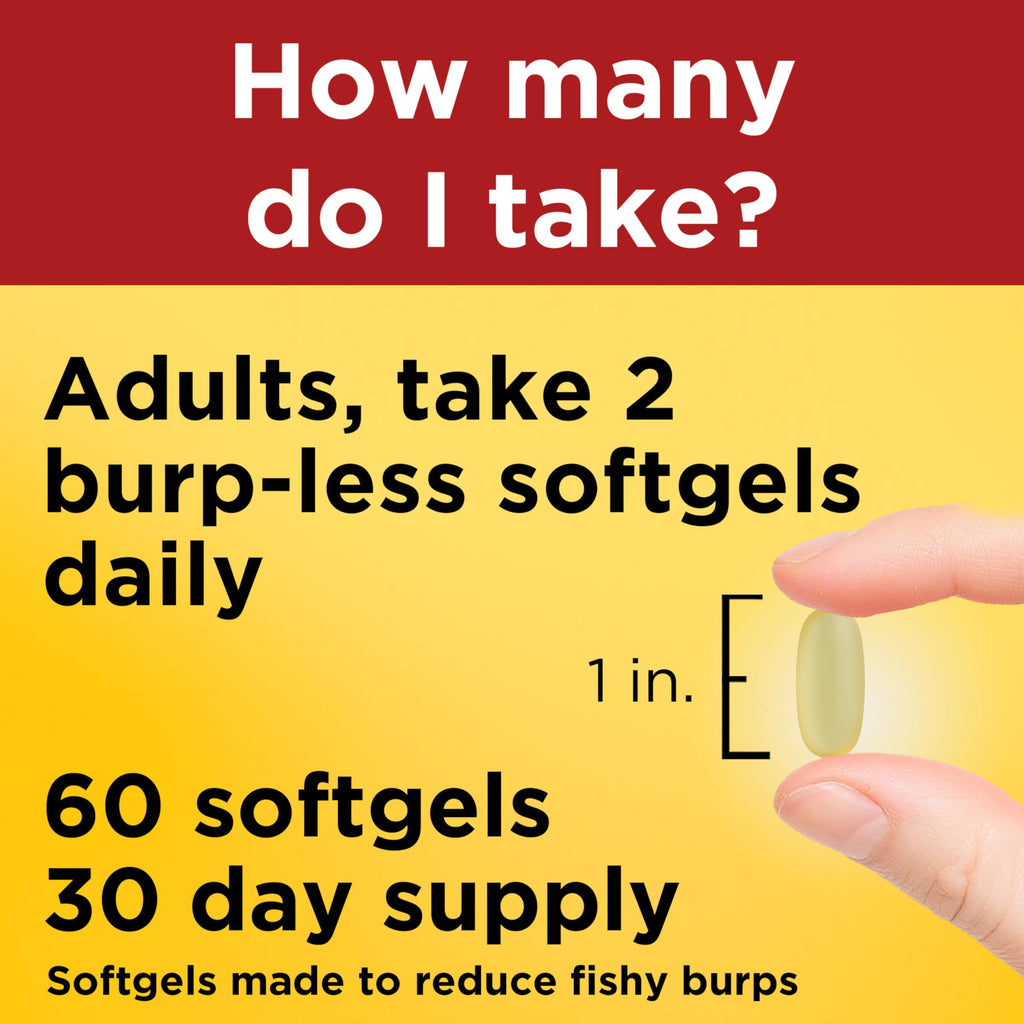 Nature Made Omega-3 Fish Oil Softgels - Omega-3 Supplement

