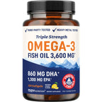 Omega-3 Fish Oil by MAV Nutrition - Triple Strength DHA

