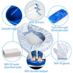 MINIVON Bedpan Set with Liners, Pads & Gloves

