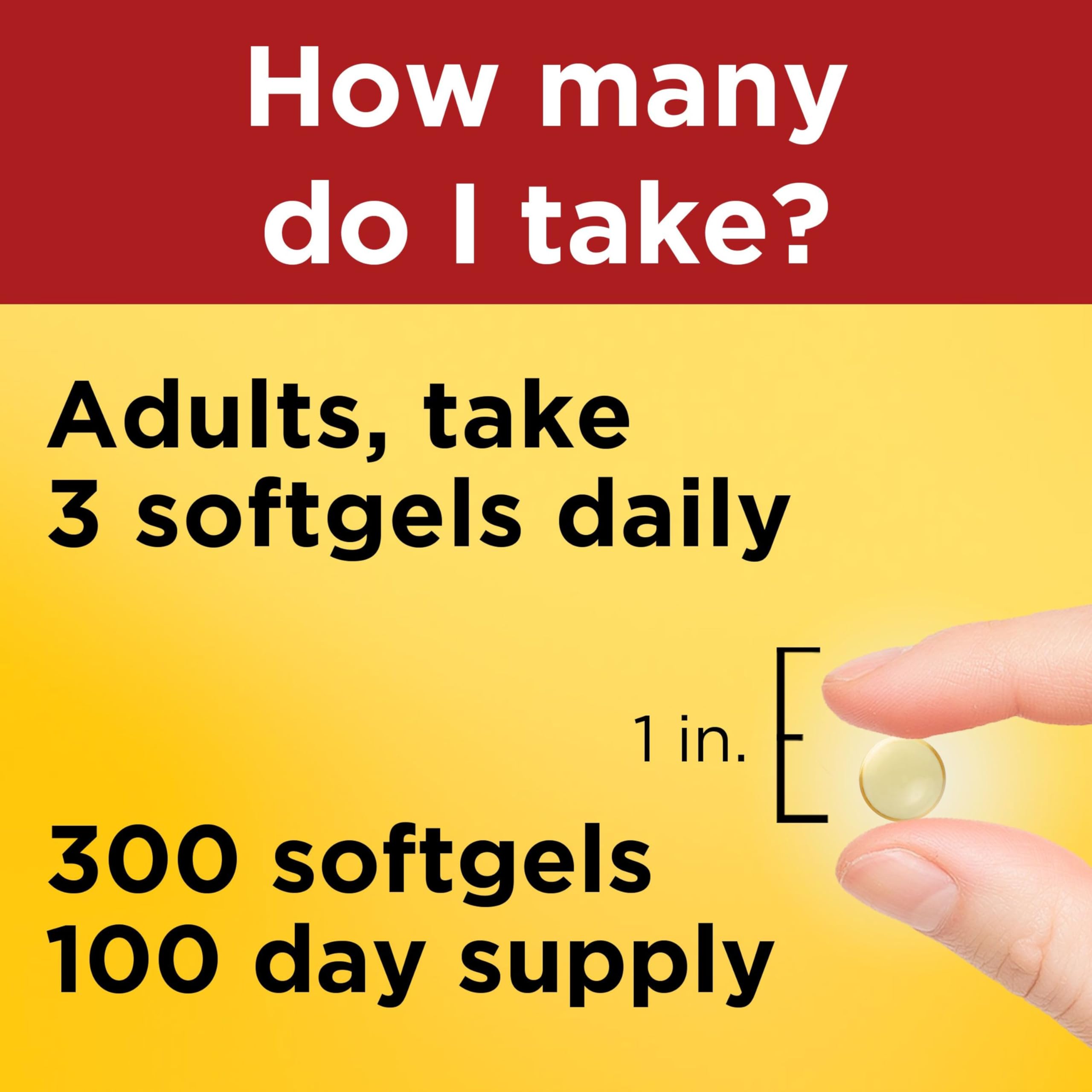 Nature Made Omega-3 Fish Oil Softgels 550 mg

