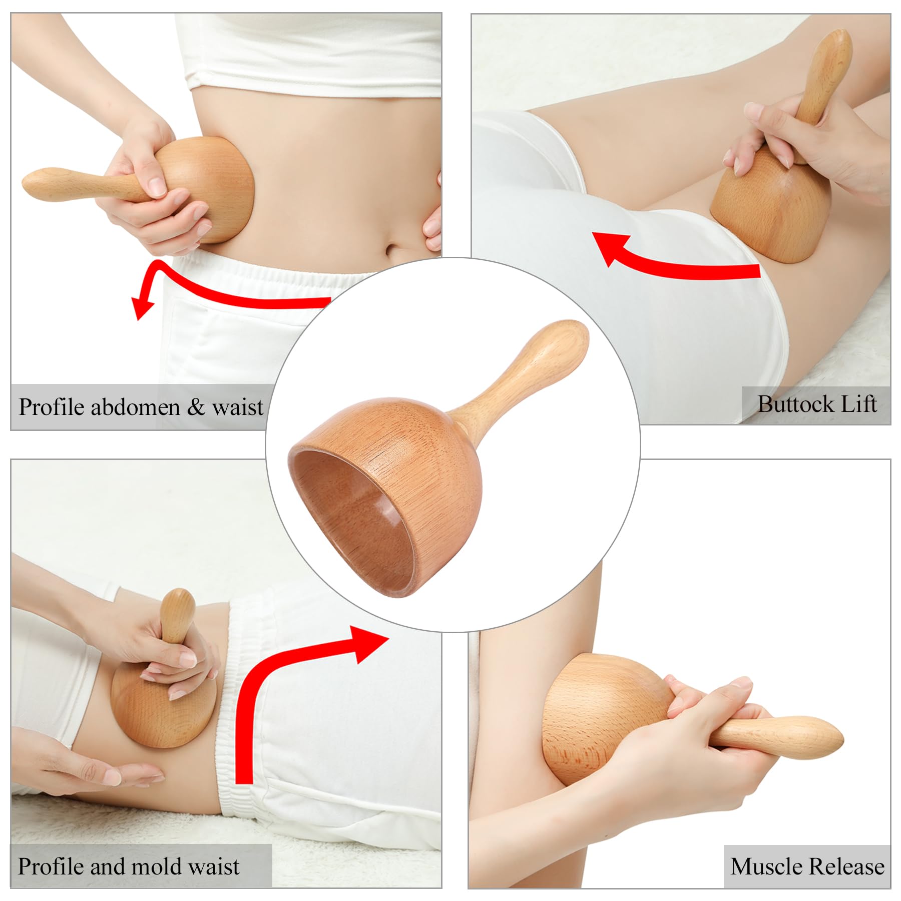 Komogir Maderoterapia Massage Tools for Deep Muscle Relief

