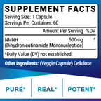 NMNH NAD+ Booster Supplement for Healthy Aging

