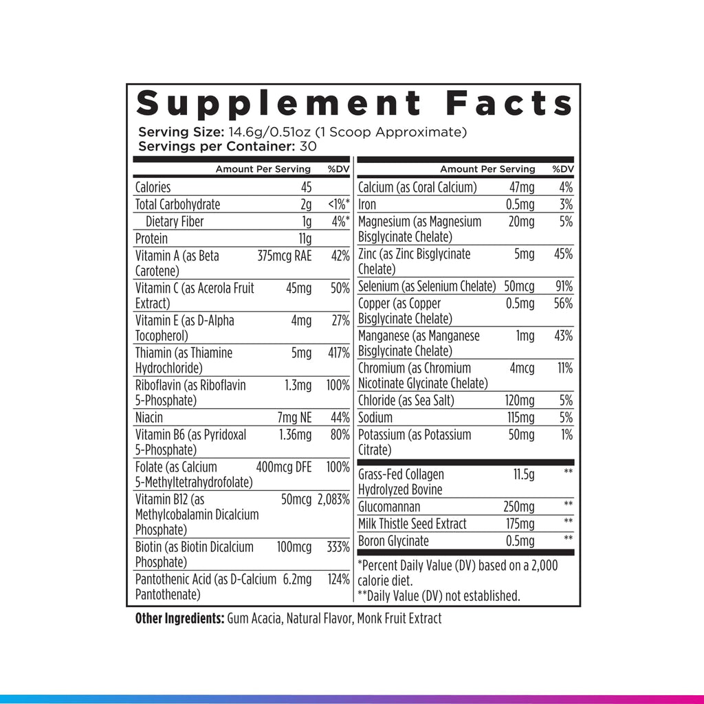 Livingood Daily Collagen Powder – Grass-Fed Peptides

