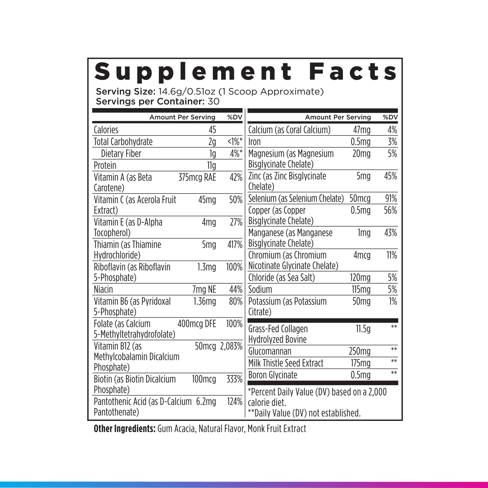 Livingood Daily Collagen Powder – Grass-Fed Peptides

