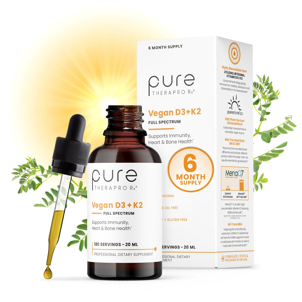 Vegan Liposomal D3 + K2 Pure TheraPro Rx | 5000 IU

