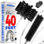 Holikme Dryer Vent Cleaner Kit 40 ft Drill Attachment

