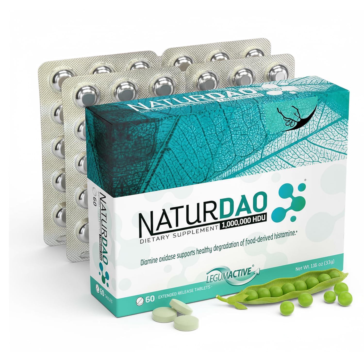 NATURDAO DAO Enzyme Supplement for Histamine Support

