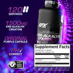 EFX Kre-Alkalyn EFX pH-Correct Creatine Pills

