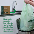 Compostic Compostable Trash Bags Extra Strong Plant-Based

