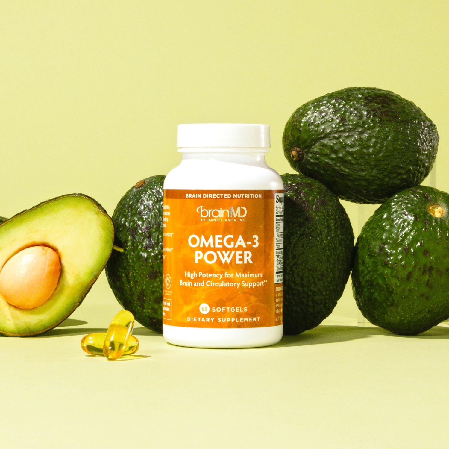 BrainMD Omega-3 Power - DHA & EPA Brain Support

