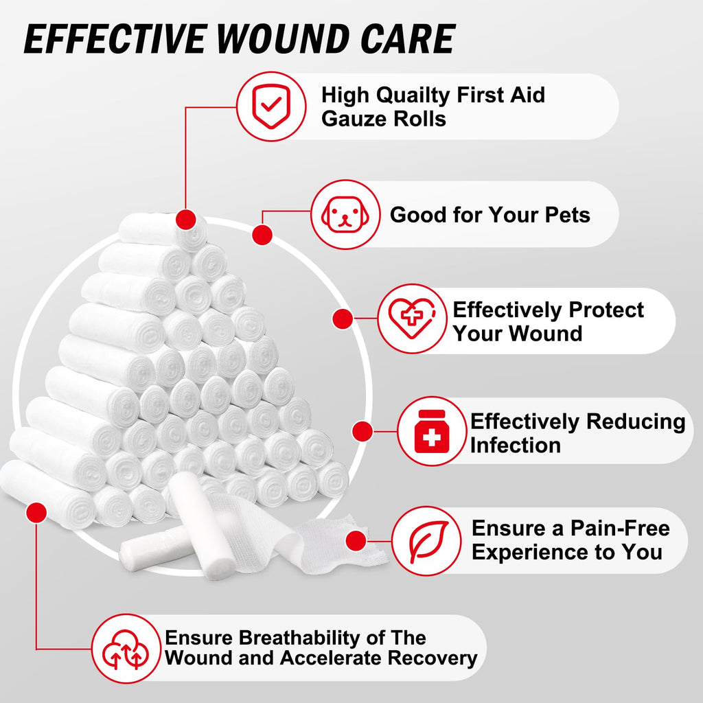 Gauze Rolls by DMSKY - Non-Sterile Wound Care

