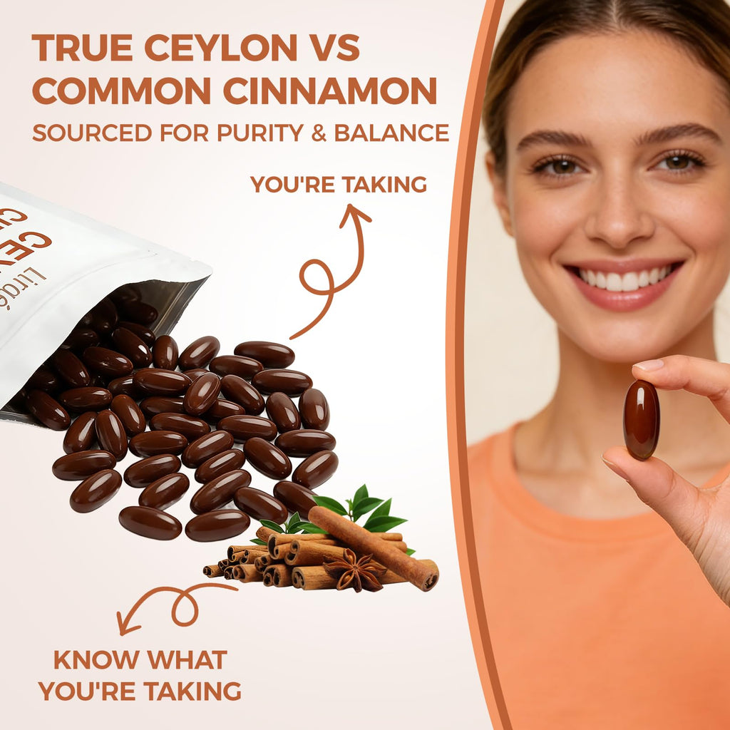 LIRAE Ceylon Cinnamon SoftGels with MCT Oil

