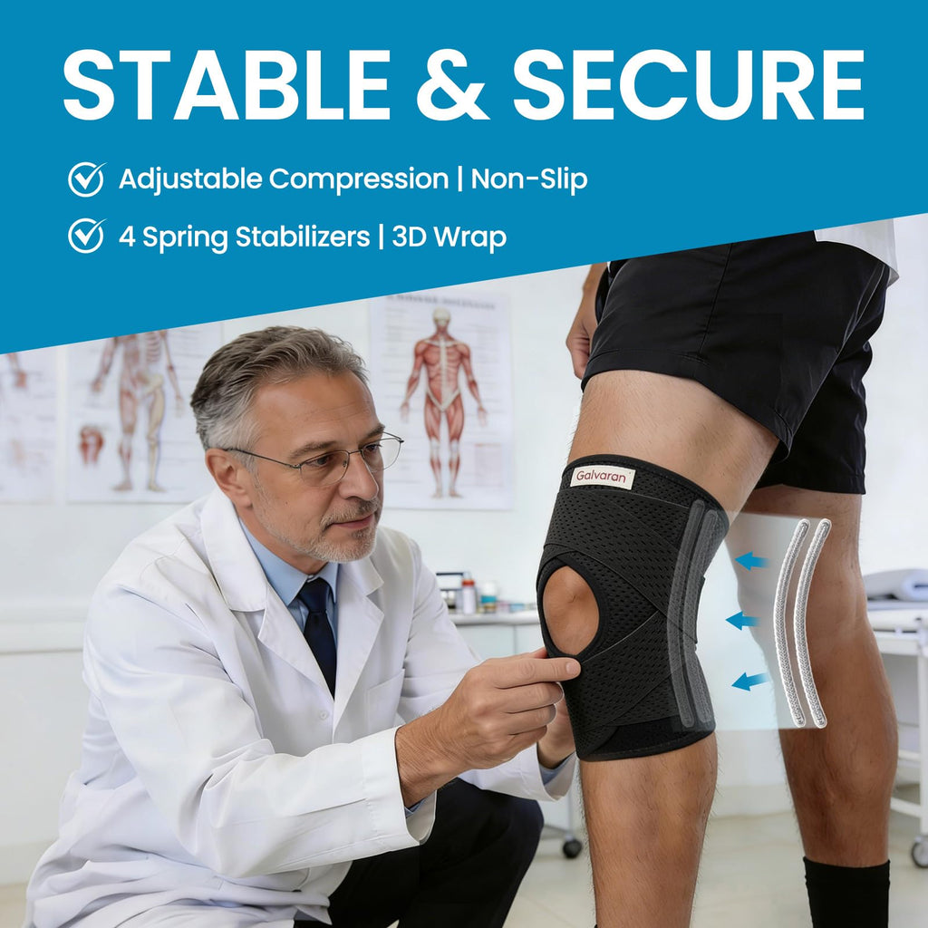Galvaran Knee Brace with Side Stabilizers | Knee Support

