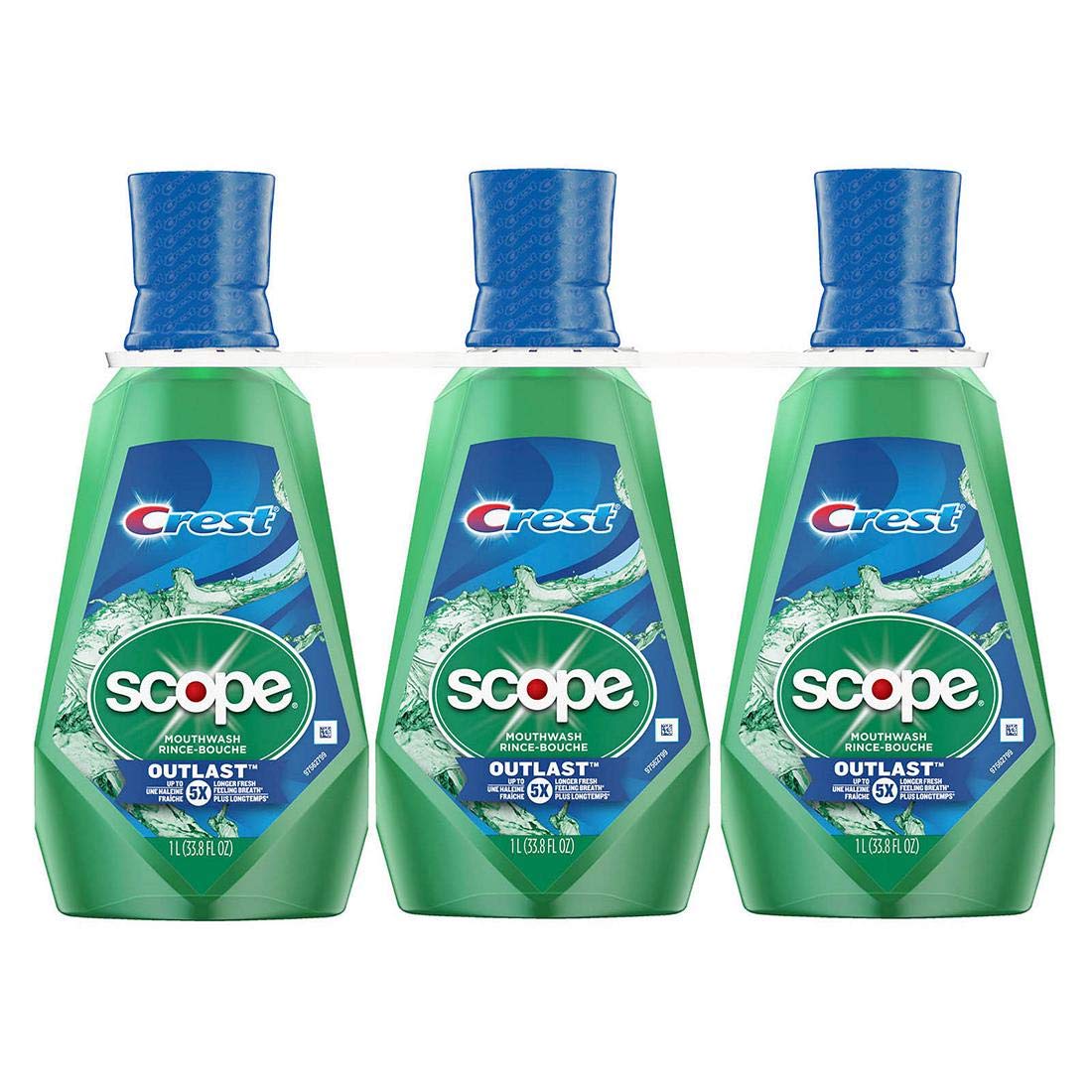 Crest Scope Outlast Mouthwash for Fresh Breath

