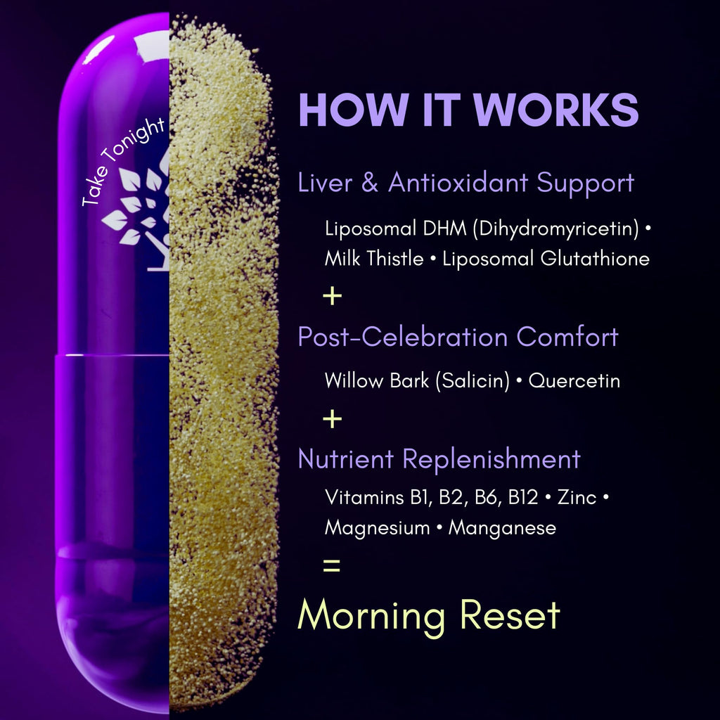 Purple Tree Liver Support Post-Drink Supplement

