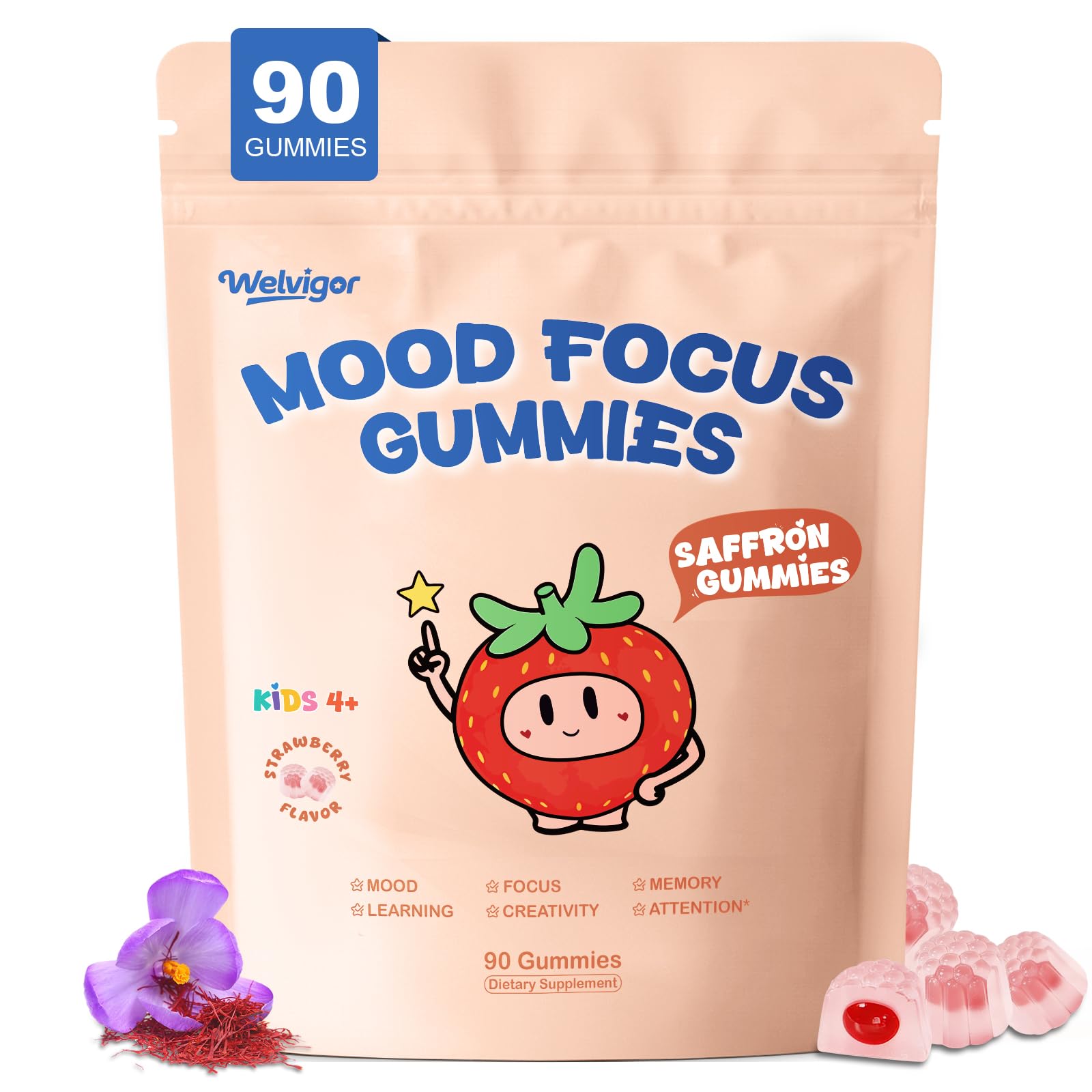 Welvigor Kids Mood & Focus Gummies