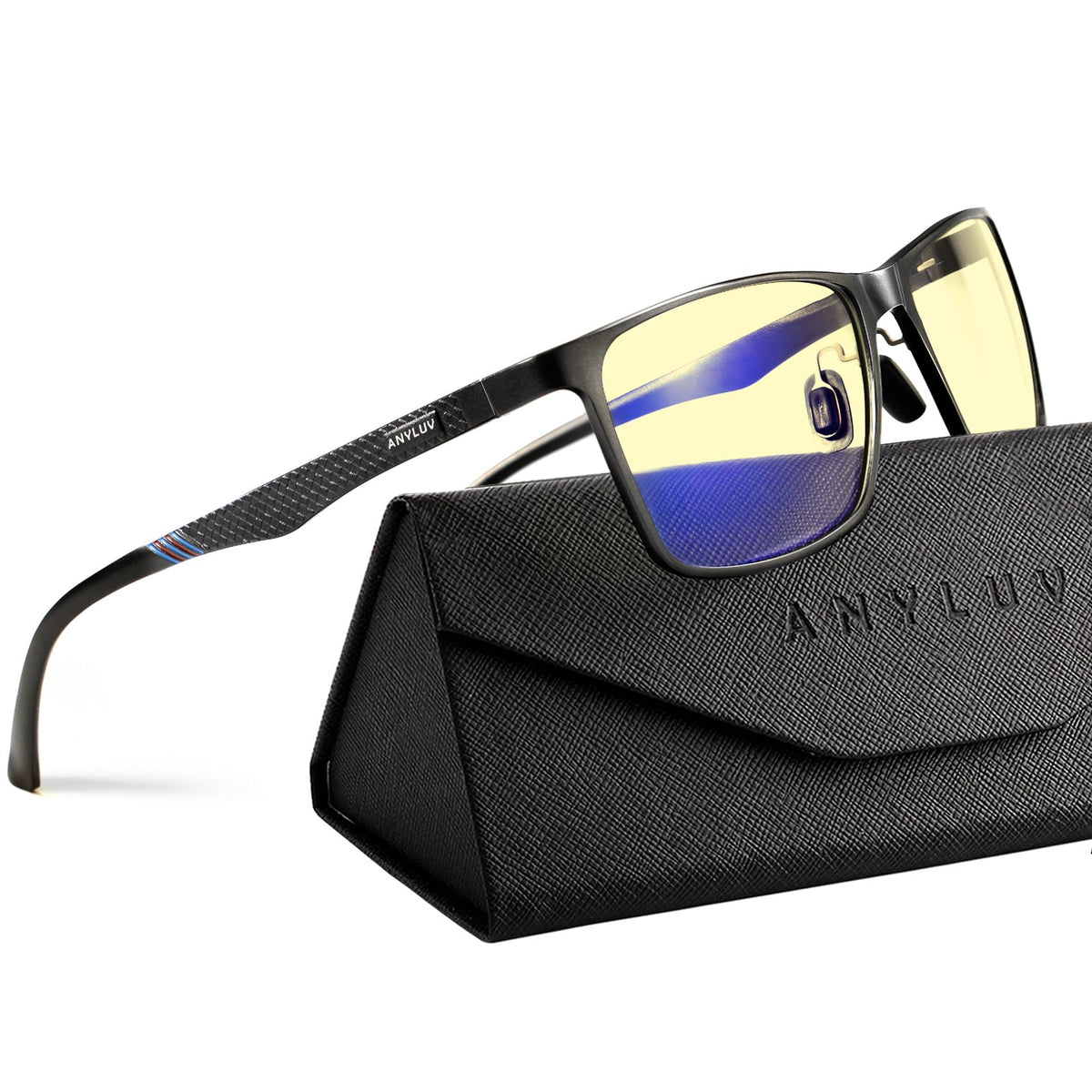 ANYLUV Light-Blocking Computer Glasses for Screens and Eye Protection