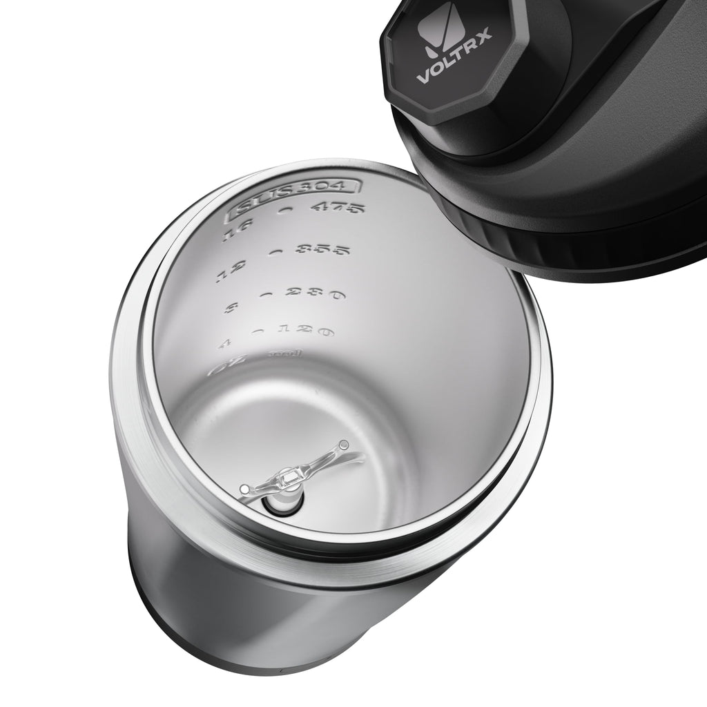 VOLTRX ChillMix Shaker Bottle USB-C Insulated Steel 16 oz

