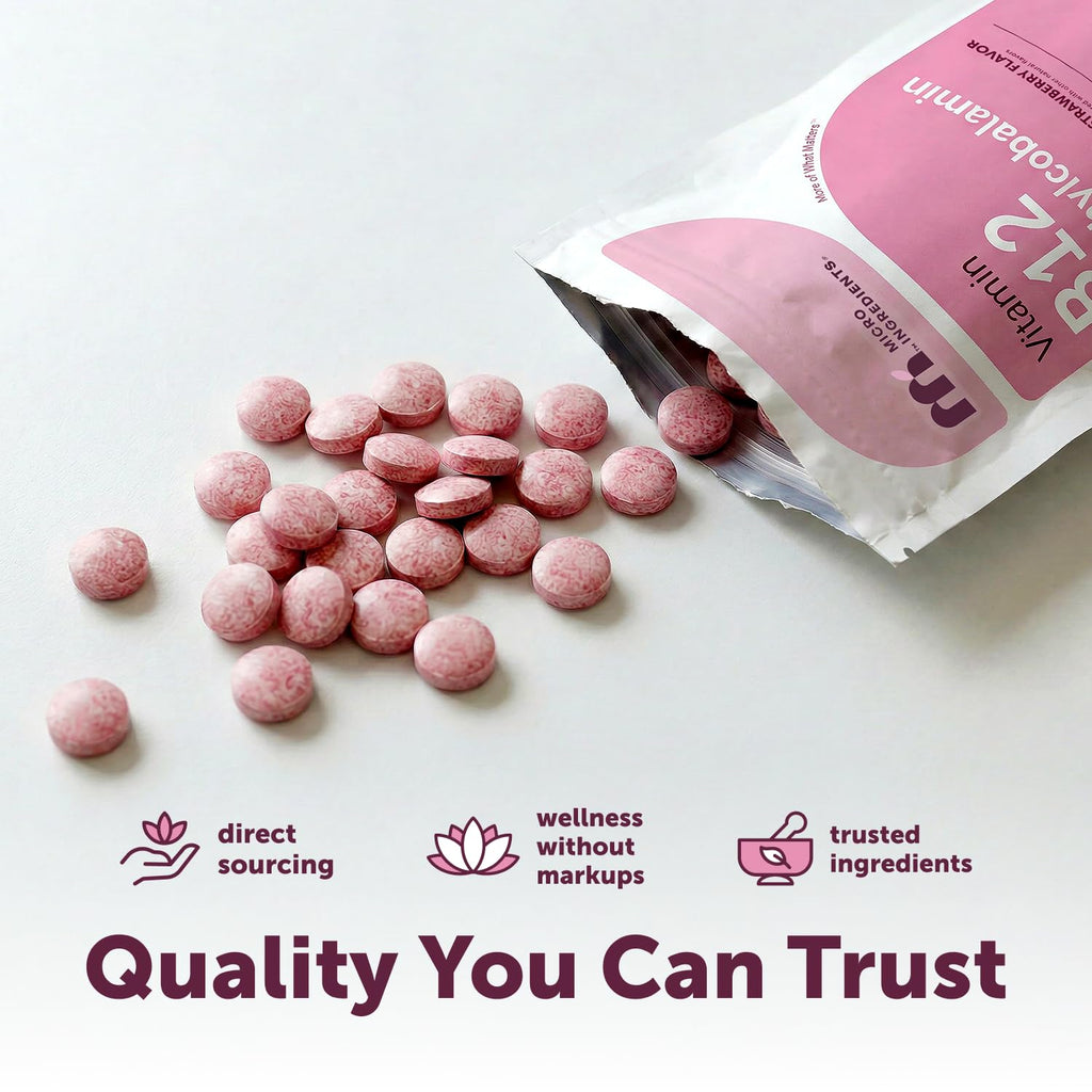 Vitamin B12 Methylcobalamin Chewables | Micro Ingredients

