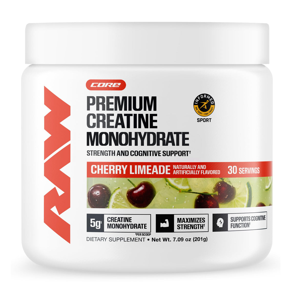 RAW Nutrition Creatine Monohydrate Powder - Micronized