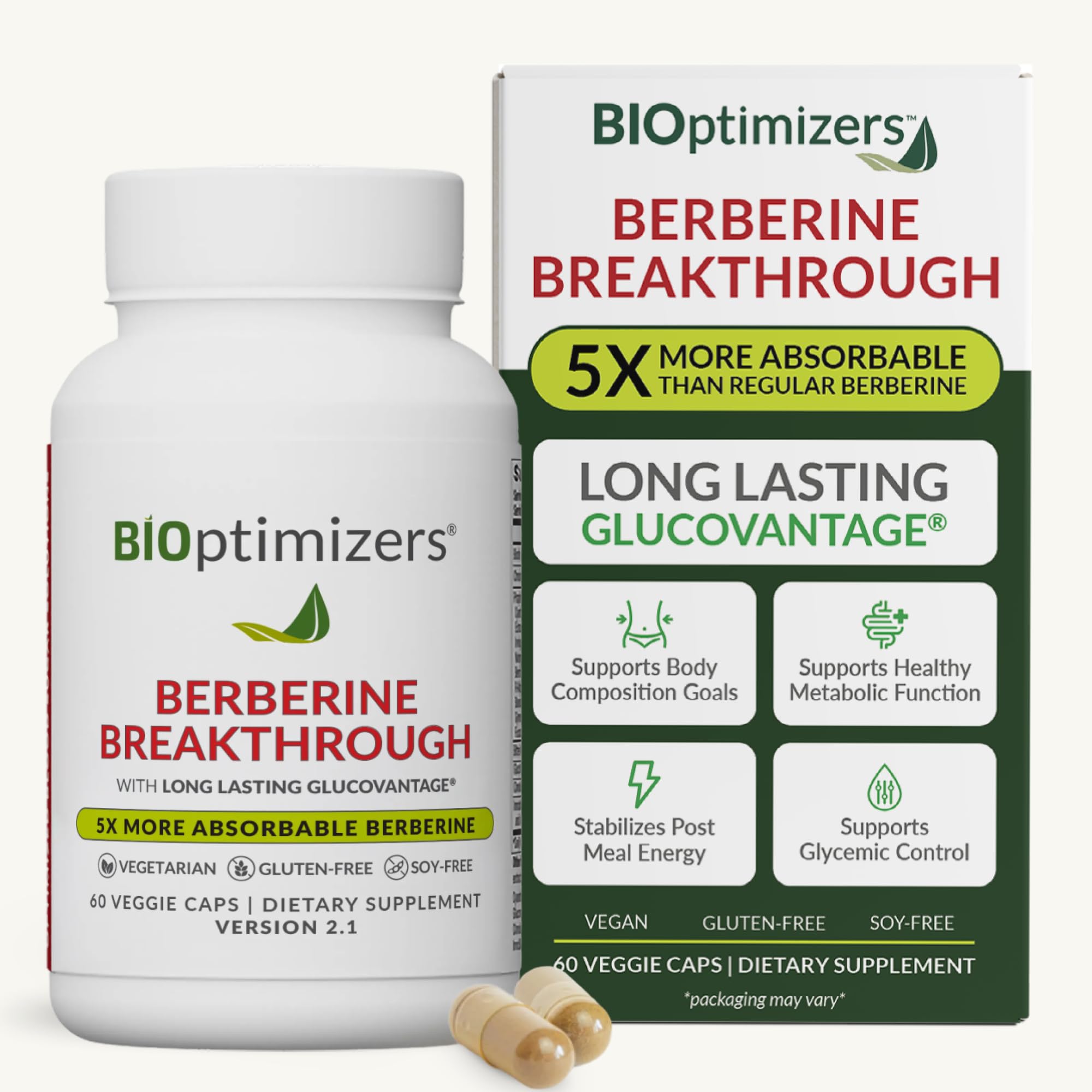 BIOptimizers Berberine Breakthrough Metabolic Support


