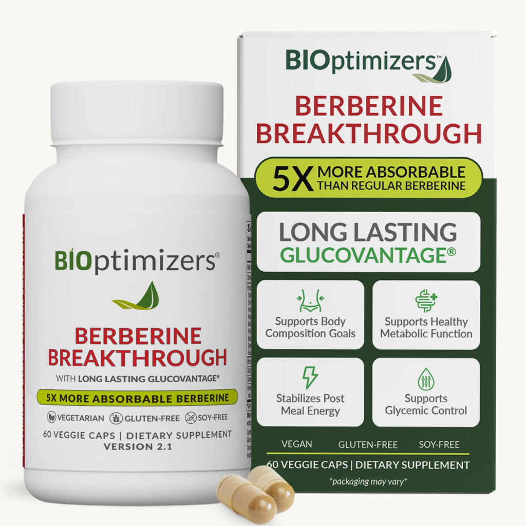 BIOptimizers Berberine Breakthrough Metabolic Support Supplement
