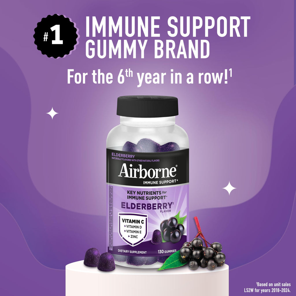 Airborne Elderberry Gummies with Zinc & Vitamin C

