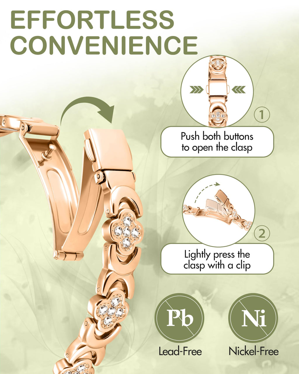 Feraco Magnetic Therapy Bracelet for Women - Adjustable

