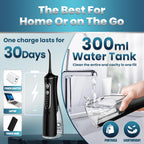 OasiSmile Cordless Water Flosser for Teeth | 4 Modes

