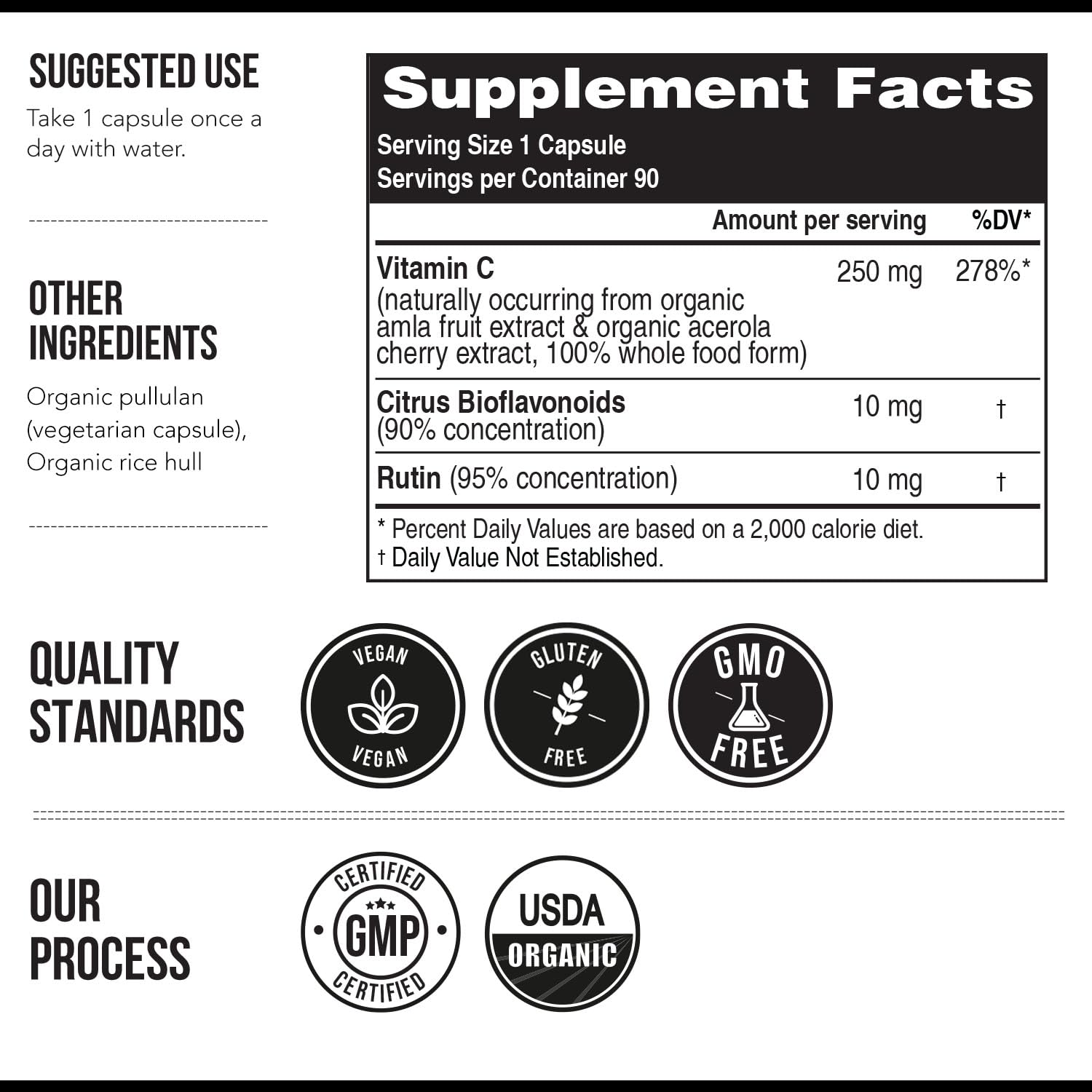 Plant-C Organic Vitamin C Supplement - Whole Food Bioavailable

