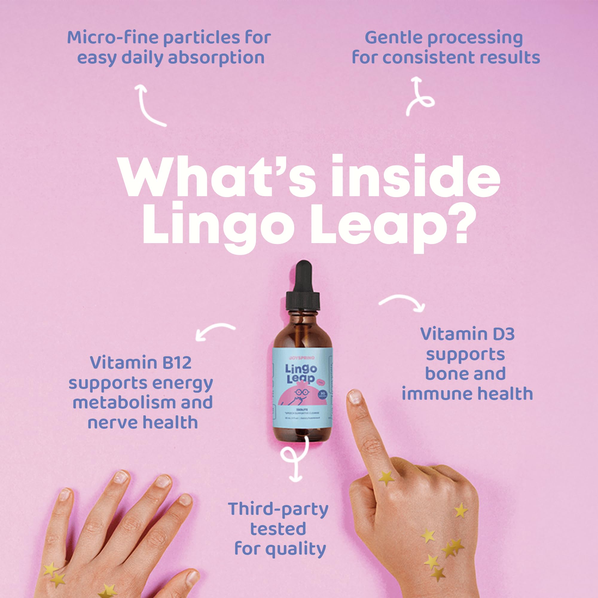 JoySpring LingoLeap Liquid Kids Formula with Zeolite D3

