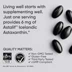 Sports Research Astaxanthin Supplement for Skin & Eye Health

