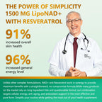 UNcena Liposomal NAD+ Supplement with Resveratrol

