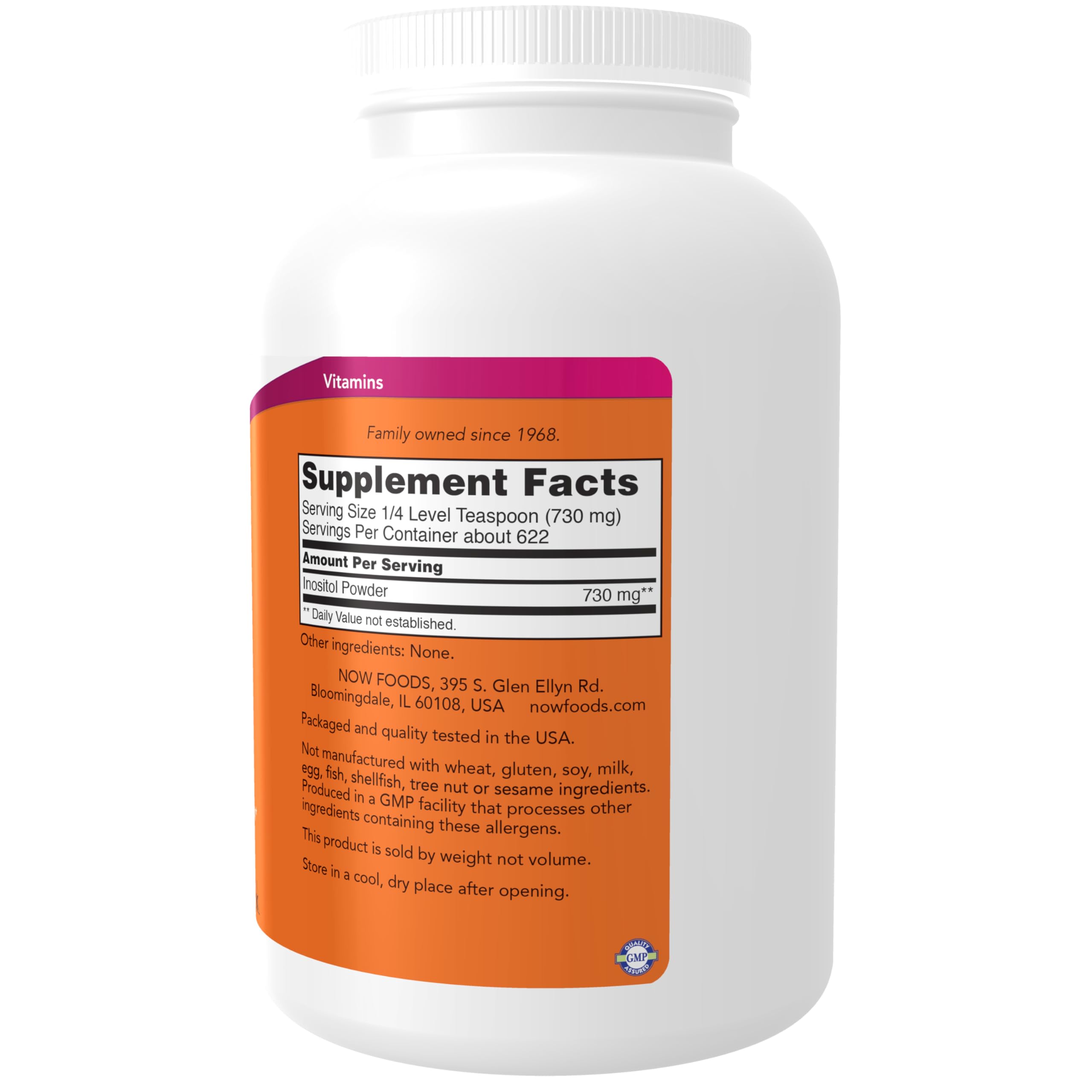 NOW Foods Inositol Supplement for Cellular Health

