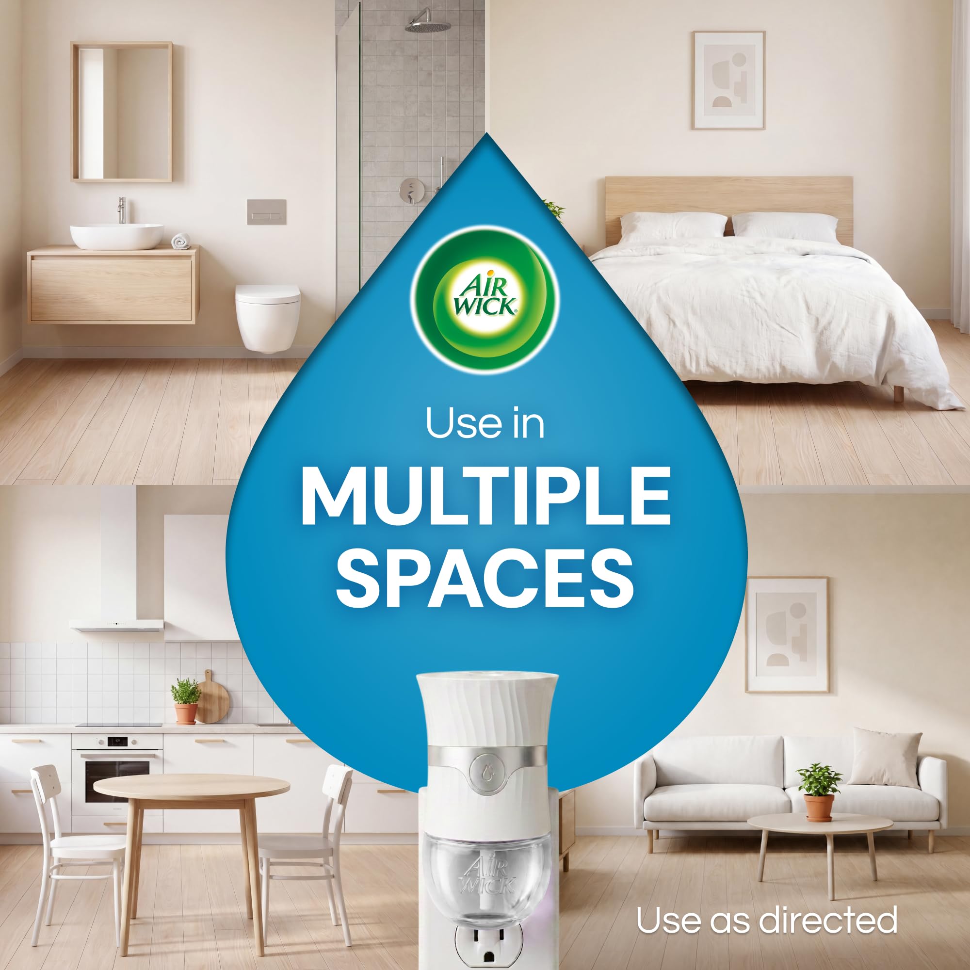 Air Wick Plug-In Scented Oil Refills with Essential Oils

