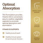 Solgar Vitamin D3 125 mcg (5000 IU) Immune Support

