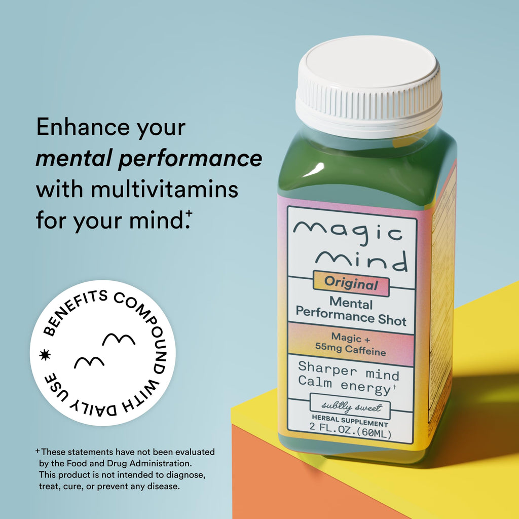 Magic Mind Original Nootropic Shot for Focus and Energy

