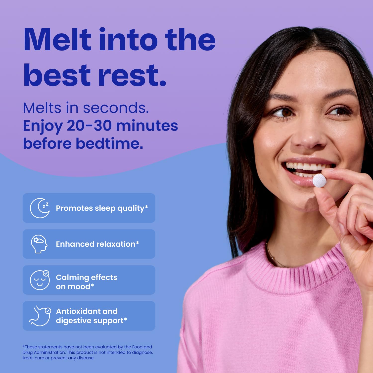 Neuro Sleep Meltaway Mints – Melatonin Sleep Aid

