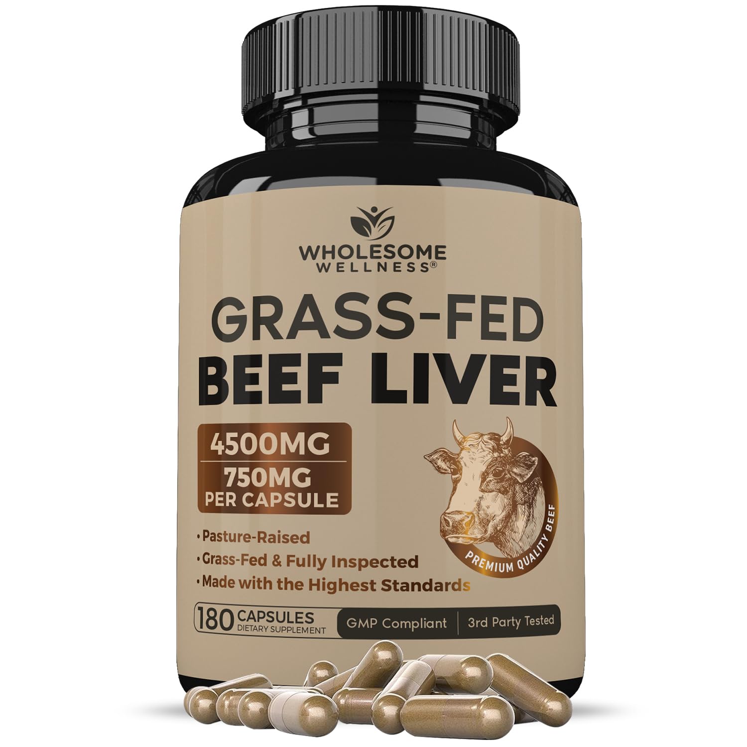 Beef Liver Capsules - Wholesome Wellness